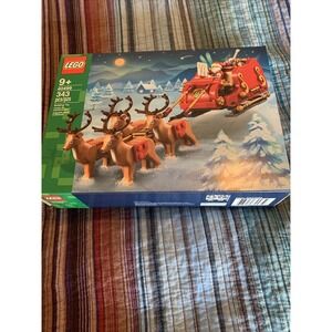 Lego 40499 New In Box Santa/ Sleigh/ Reindeer/ Toys/ List Sealed